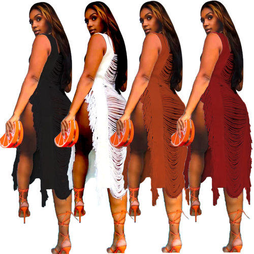 Hollow Out Bodycon Maxi Dress Women Summer Cover Up Beach