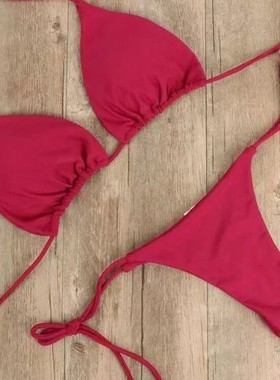 Sexy lingerie bikini three-point split swimsuit内比基尼泳衣