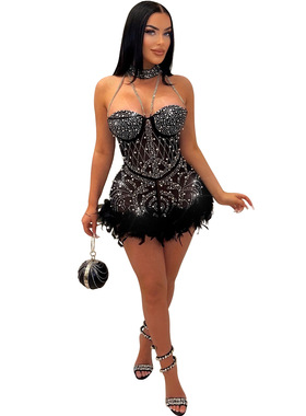 Party Dress Elegant Dresses Party Evening black European new