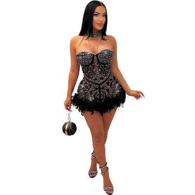 Party Dress Elegant Dresses Party Evening black European new