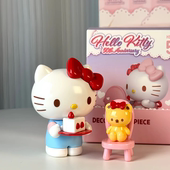 正版 三丽鸥HelloKitty日常生活系列摆件盲盒2025新款 凯蒂猫送礼物