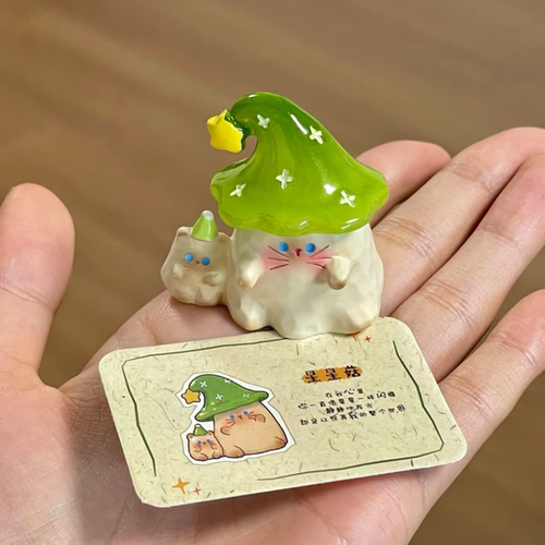 小红书同款蘑菇喵的情绪森林盲盒