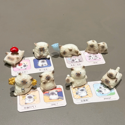 小红书同款正品猫猫pal情绪盲盒2025新款女孩可爱pal猫猫摆件礼物