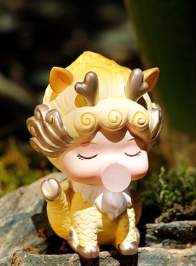 吉祥瑞兽盲盒网红2023新款宫廷国潮十二生肖动物可爱神兽学生奖品