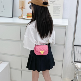 爆款热卖小女孩包包儿童斜挎小包可爱小香风链条包女童背包零钱包