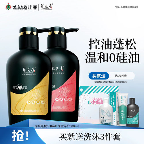 云南白药生姜茶叶组合装500ml*2
