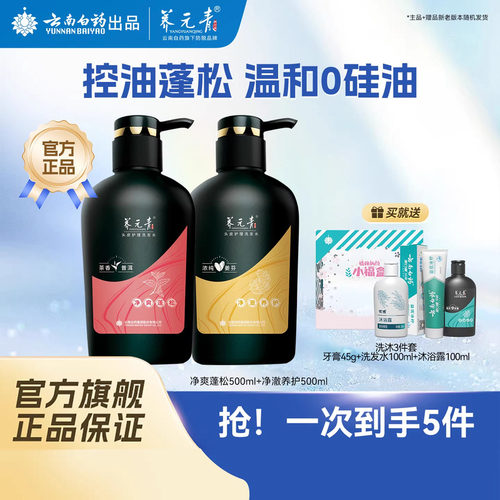 云南白药生姜茶叶组合装500ml*2