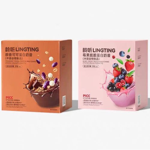 莓果脆脆蛋白奶昔莓果味可可味