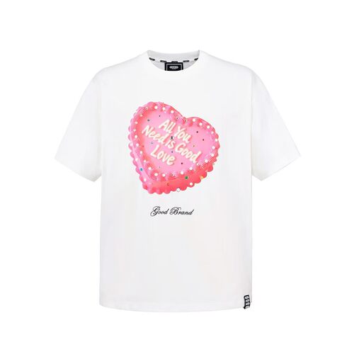 GOODBRAND520限定发泡烫钻短袖