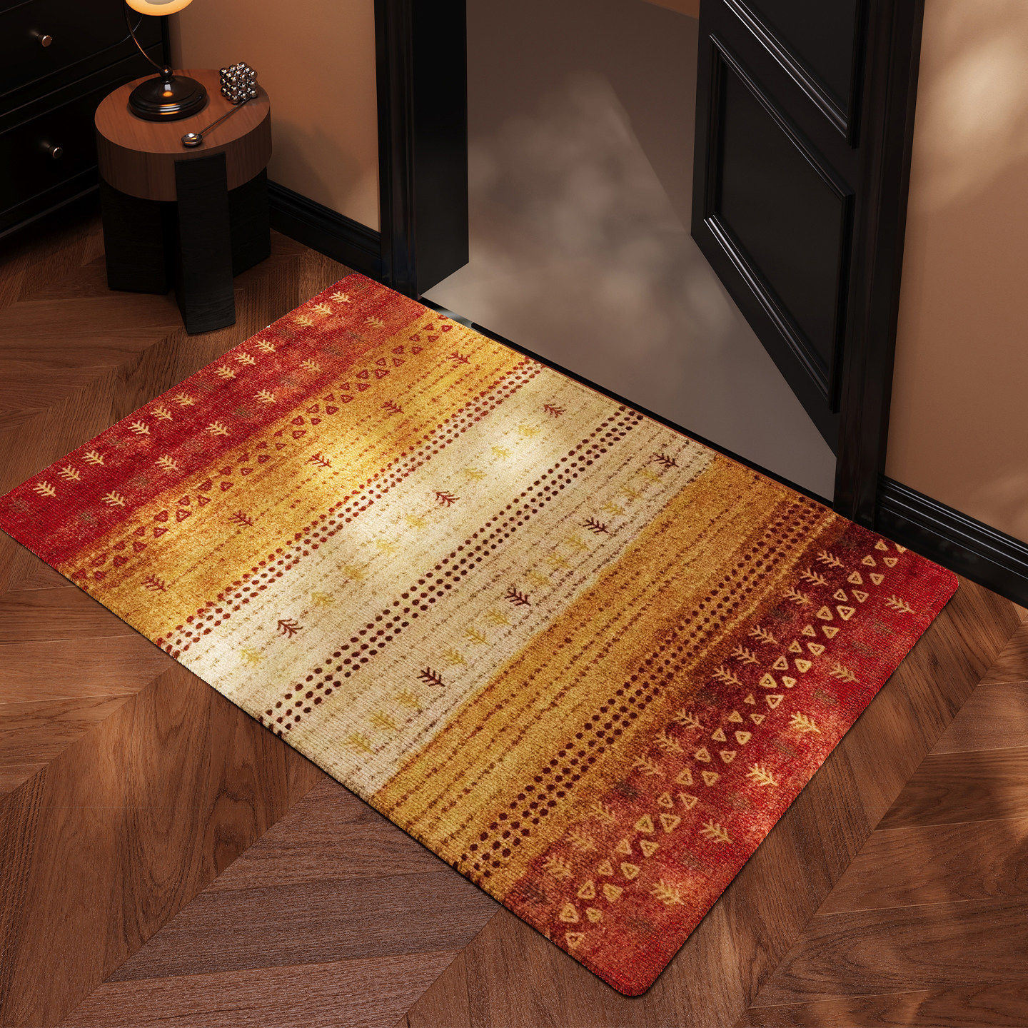 民族风美式高级感入户门地垫家用玄关脚垫耐脏脚垫进门垫地毯定制,居家布艺,入户地垫,淘宝优惠券,粉丝福利购,淘宝优惠卷