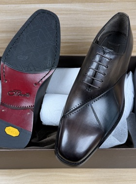 39码男鞋商务正装皮鞋高端真皮牛津鞋底耐磨结婚新郎皮鞋婚鞋