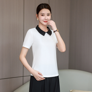 套装 美容师高端工作服女医美前台皮肤管理气质短袖 新款 美容院夏季