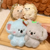 磁吸贴贴卡通小动物公仔钥匙扣配饰创意情侣闺蜜包包挂件生日礼物