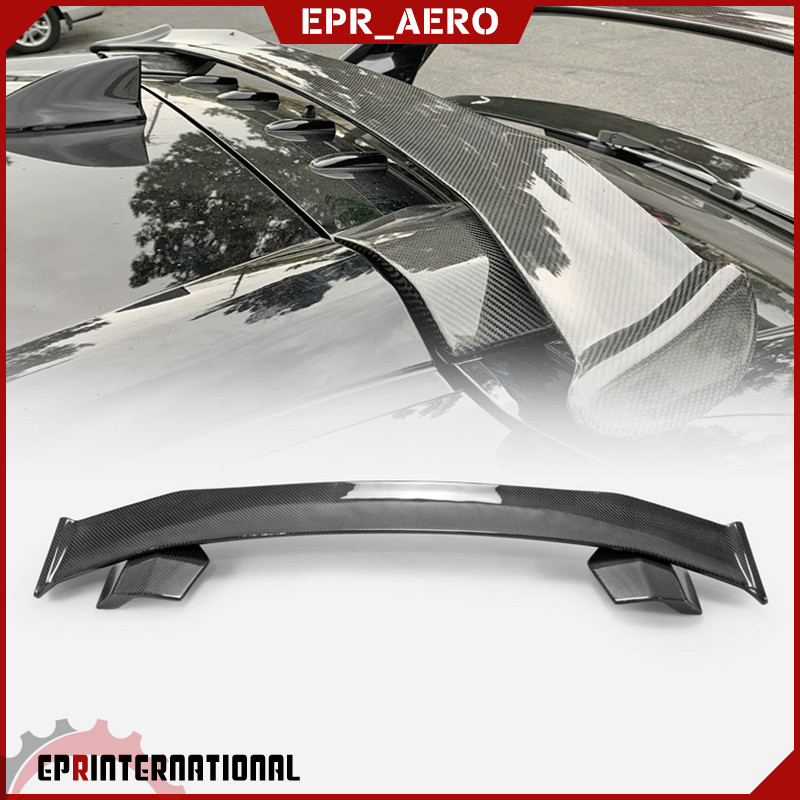 适用于两厢思域FK7 Type/R SPOON款碳纤维改装顶翼 尾翼 鲨鱼鳍顶