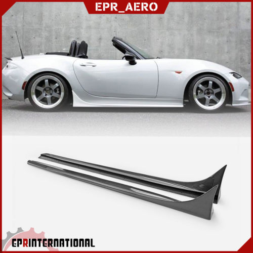适用于马自达MX5 ND5RC Miata Roadster GV碳纤维改装侧裙 小包围