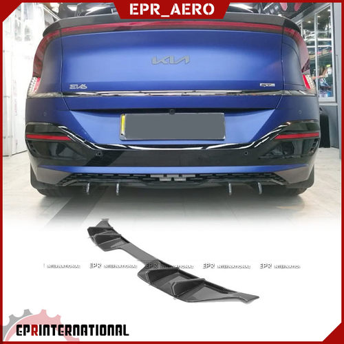 适用于2022 起亚EV6 GT-Line 碳纤维EPA款后扰流后唇后下巴改装件