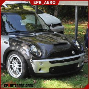 R56 适用于迷你Mini Cooper 引擎机盖发动机车头盖 碳纤维AG改装