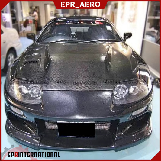 适用于丰田Supra MK4 93-98 碳纤维DO款大包围前杠侧裙后杠改装件