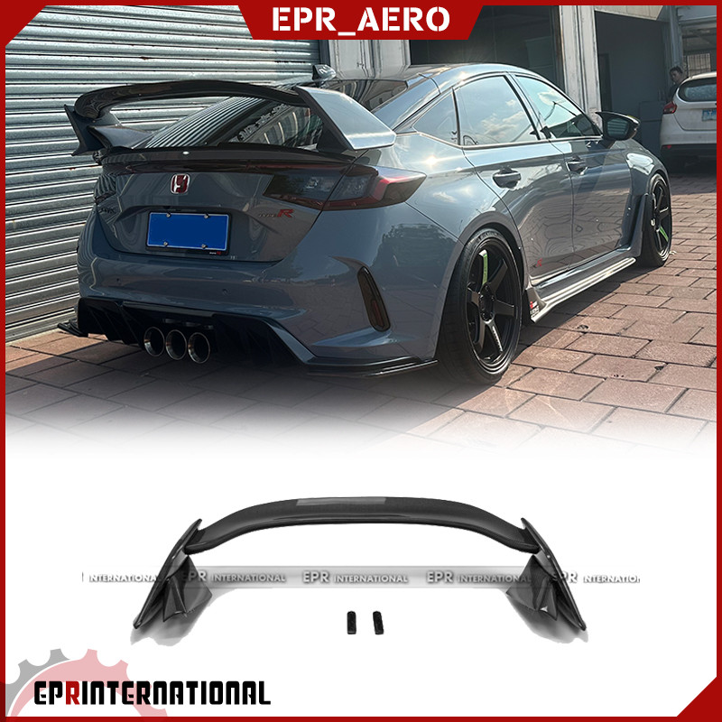 适用于本田思域 FL5 Type R 碳纤维改装FK8原厂尾翼 扰流定风替换