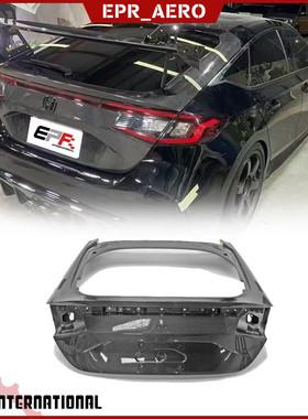 适用于本田思域FL5 Type R 碳纤维尾盖后备箱盖行李箱盖 改装替换