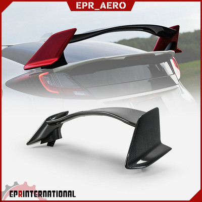 适用于日系15-17 思域 Civic Type R FK2 原厂碳纤维替换尾翼中板