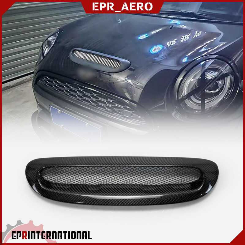 适用于迷你Mini F56 Cooper EPA碳纤维改装机盖风铲 引擎盖进气口