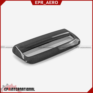 适用于斯巴鲁 WRX VBH 碳纤维CS款机盖风口通风散热进气口改装