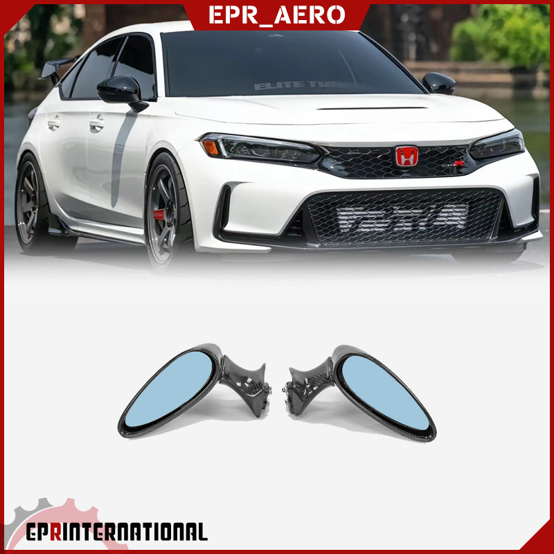 思域FL5FL1后视镜碳纤替换改装