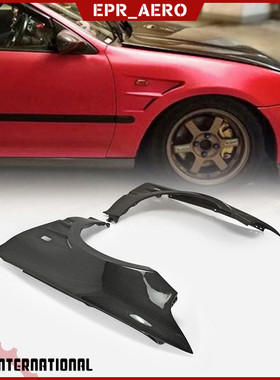 适用于五代思域92-95 EG Civic Vented款碳纤维改装前叶子板 沙板