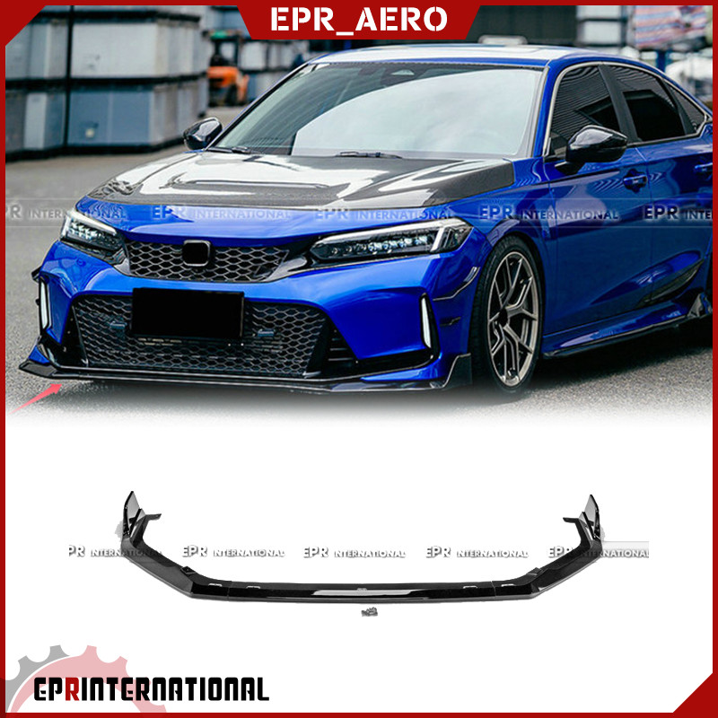 适用于本田思域 FL1 FE 仅改装TR前杠适用前唇前铲改装包围扰流