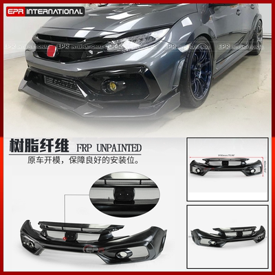 适用于Honda本田思域17-19年款 FK8 TYPE-R 外形改装保险杠前杠