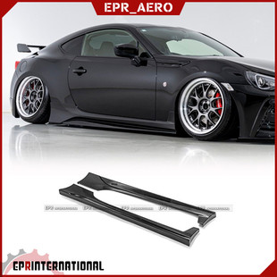 适用于丰田 GT86 FT86 碳纤维AG款 侧裙边铲裙边改装车身包围防刮