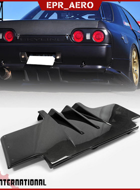 日系SkylineR32 GTR GTS树脂纤维改装后包唇 Top 后扰流 后杠底板