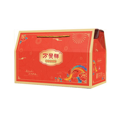 组合河南洛阳牡丹鲜花饼万景祥