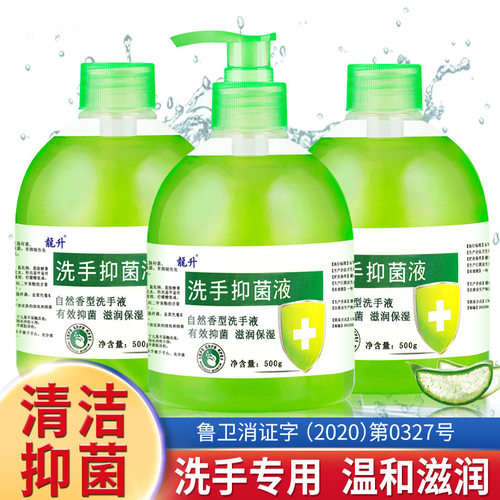 抑菌洗手液芦荟滋润清洁儿童通用