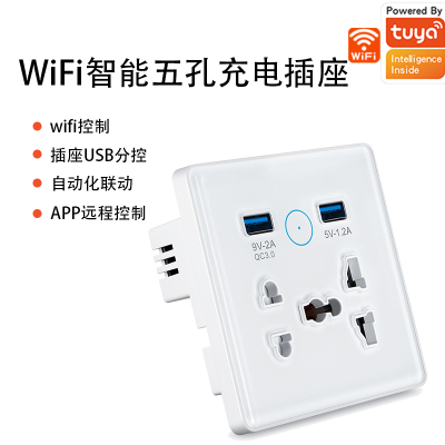 智能生活墙壁插座WiFi开关面板