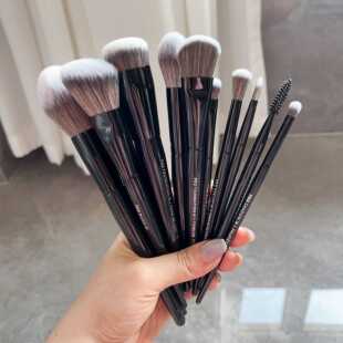 丝家新款黑色化妆刷散粉刷粉底刷腮红刷眼影刷遮瑕刷