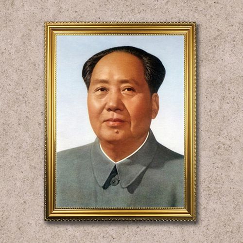 毛主席伟人照片壁挂大堂装饰画