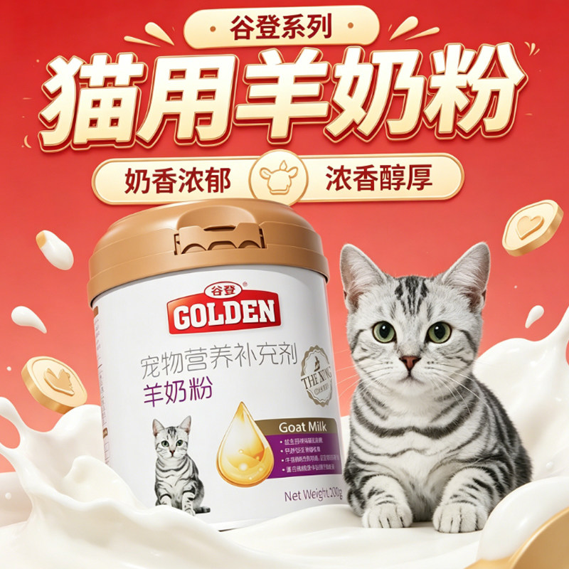 谷登羊奶粉猫奶粉宠物猫用羊奶图片