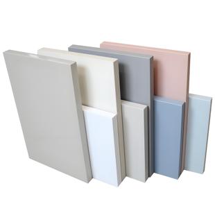 宁波pet门板定制高光门封边千年舟欧松板肤感衣柜门定做橱柜门板