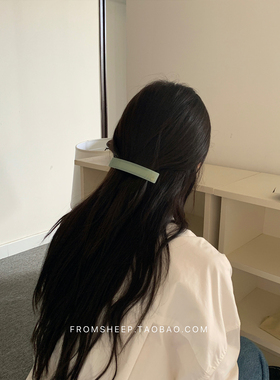 BetterMood自制~高端醋酸发夹女后脑勺新款半扎发夹子一字夹头饰