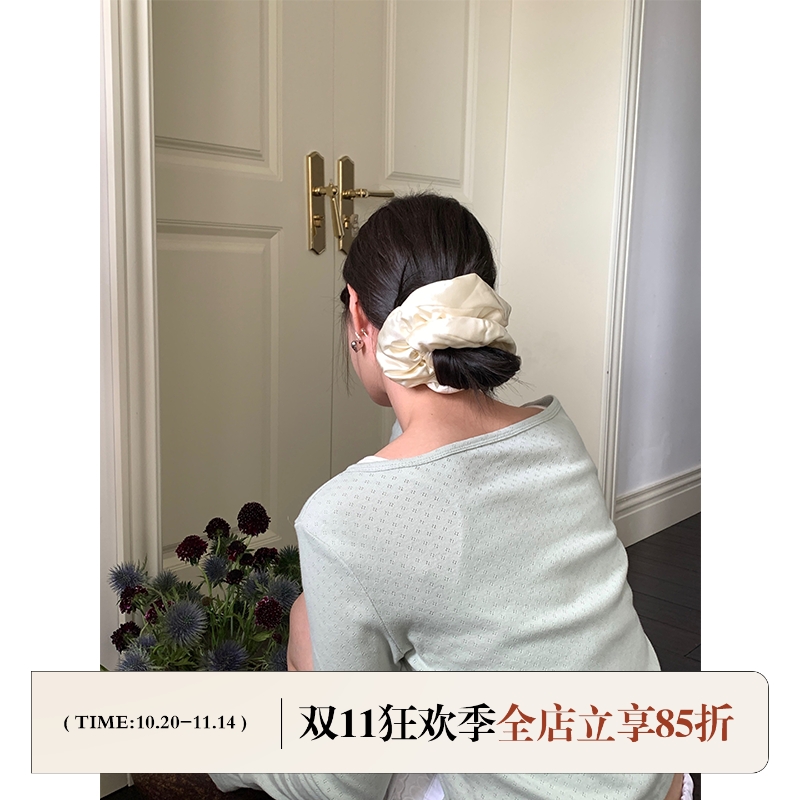 FromSheep~100%桑蚕丝大肠发圈