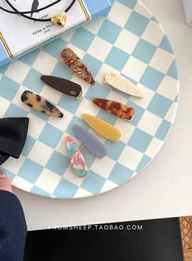 BetterMood自制~醋酸发夹女韩系侧边刘海bb夹发卡边夹鸭嘴夹头饰