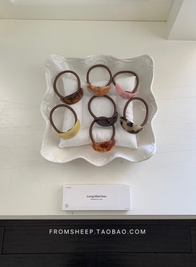 BetterMood自制~韩系醋酸发绳皮筋女气质百搭扎头发马尾头绳发饰