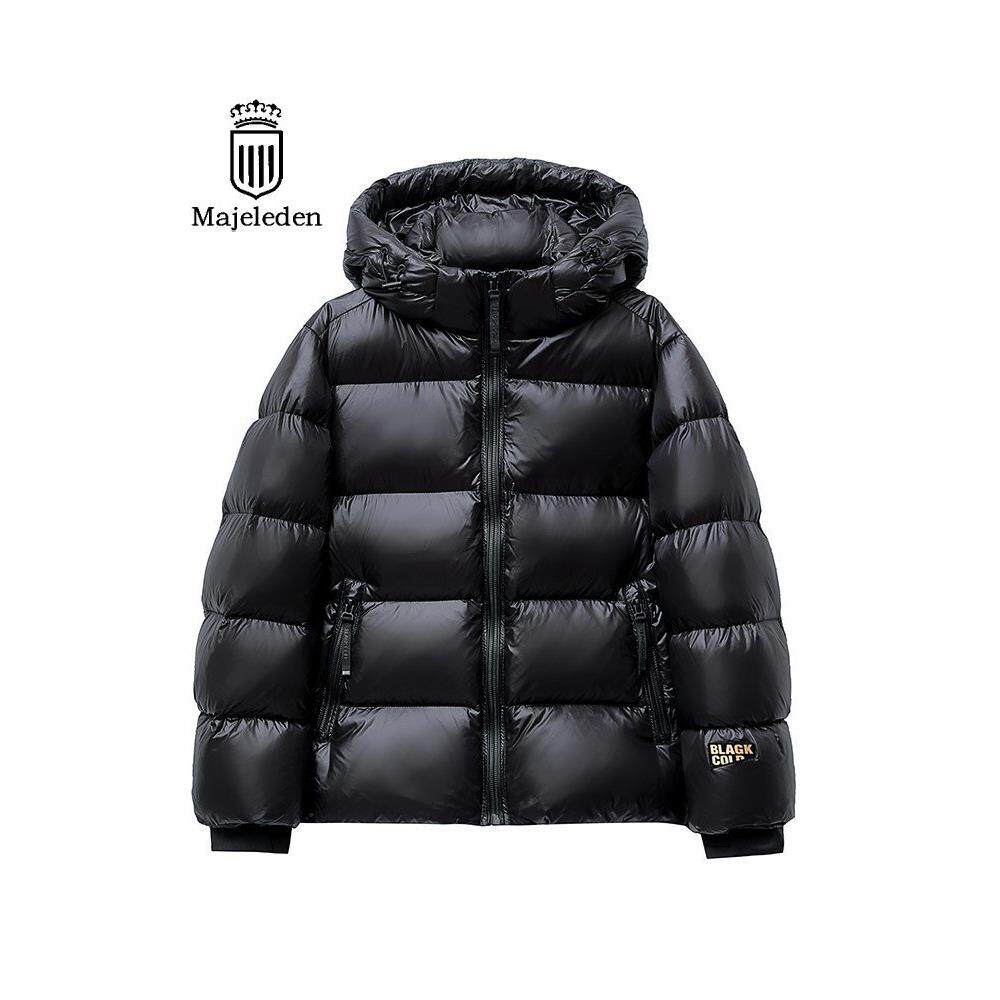 正品2025冬季新款黑金90白鹅绒短款羽绒服女超厚男女情侣东北外套