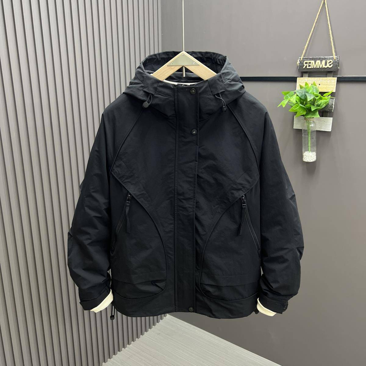 S.F Marceau~出口德国~轻奢时尚！连帽外套男潮春秋工装二棉夹克