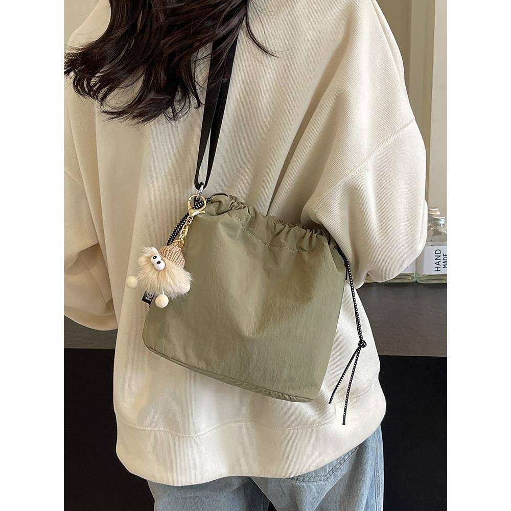 Cienda Kuelta 高级感今年流行爆款帆布包包女2025新款单肩斜挎包