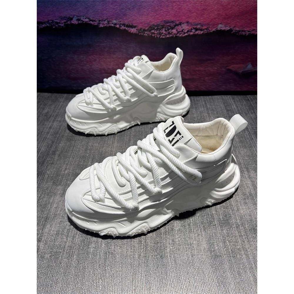 细节恰到好处Minimalism Aquaman低帮透气厚底小白鞋男内增高轻便,流行男鞋,老爹鞋,淘宝优惠券,粉丝福利购,淘宝优惠卷