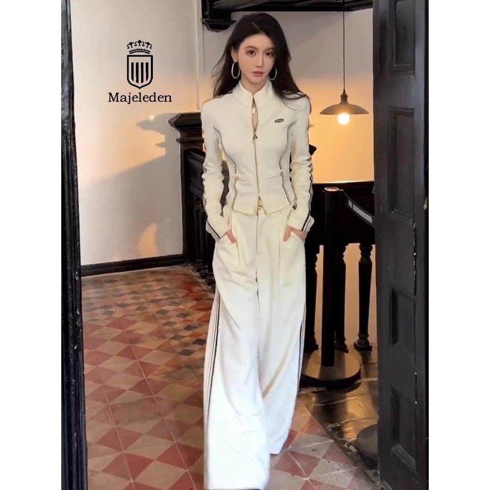 正品2025秋冬新款休闲运动套装女韩版显瘦高级感卫衣阔腿裤两件套