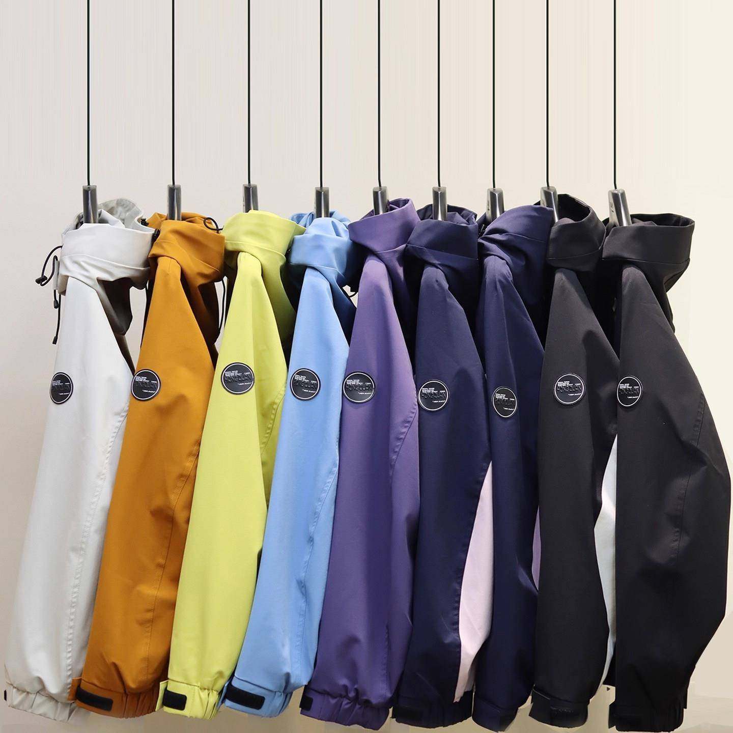 韩版新款冲锋衣女春秋款户外防风防水登山服外套时尚百搭显瘦上衣